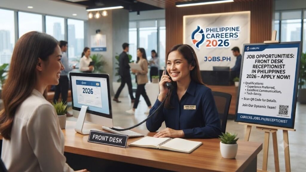 Front Desk Receptionist Jobs in Philippines