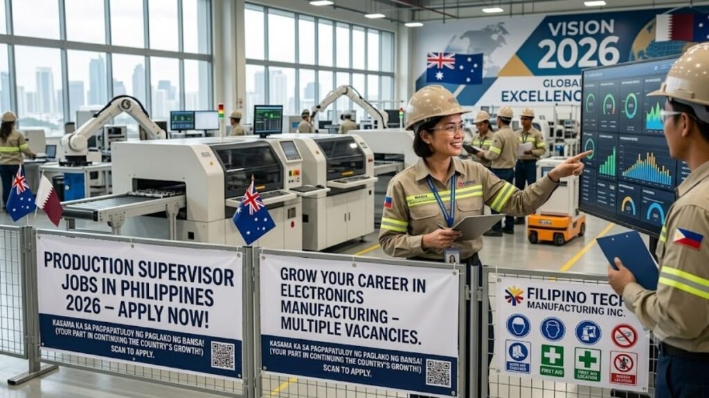 Production Supervisor Jobs in Philippines