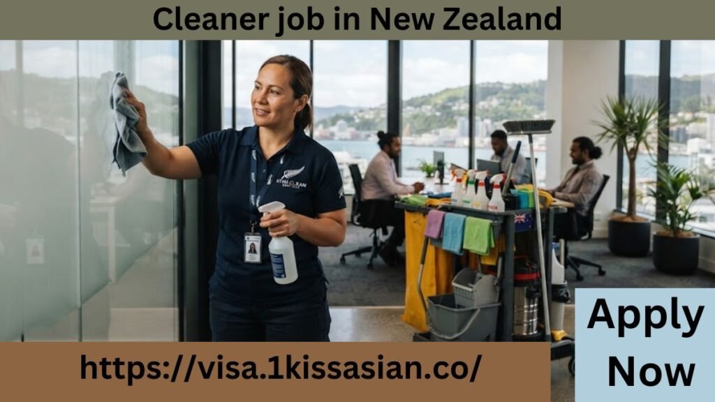 Cleaner job in New Zealand