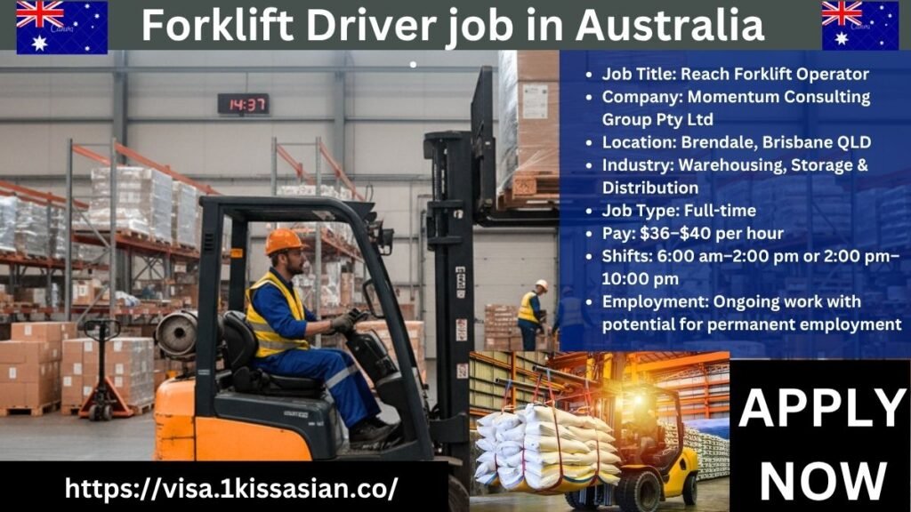 Forklift Driver job in Australia