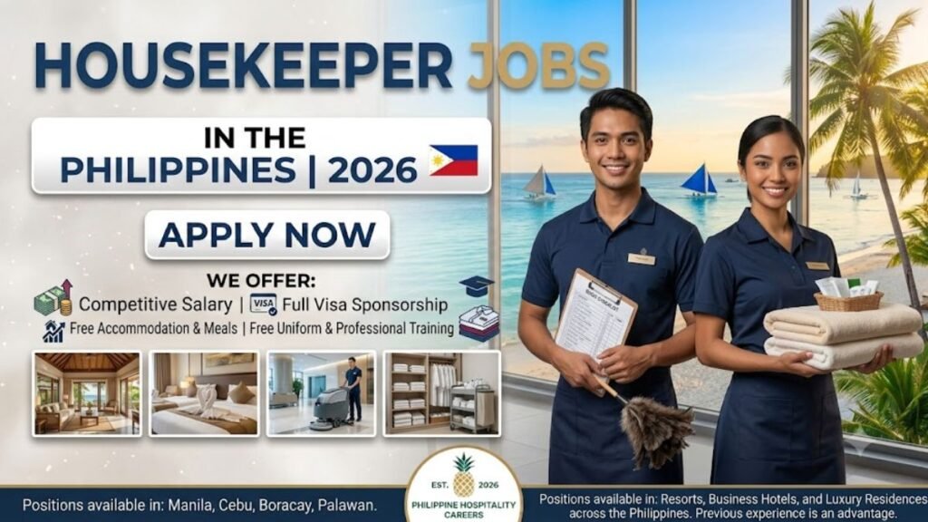 Housekeeper Jobs in the Philippines