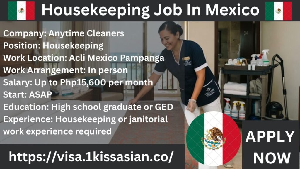 Housekeeping Job In Mexico